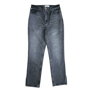 Abercrombie & Fitch Jeans Womens Size 10/30 Gray 90s Straight Ultra High Rise